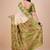 Off white woven design zari banarasi saree