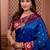 Navy blue classic indian silk rich woven pallu design sarees
