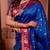 Navy blue classic indian silk rich woven pallu design sarees