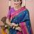 Sea green luxurious silk rich woven pallu design sarees