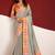 Grey woven design tussar sarees blouse piece