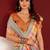 Grey woven design tussar sarees blouse piece
