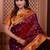 Maroon classic indian silk rich woven pallu design sarees