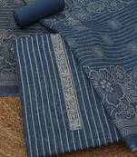 printed linen unstitched dress material