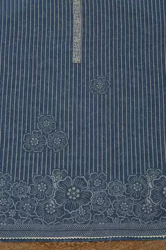 printed linen unstitched dress material