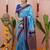 Teal luxurious silk rich woven pallu design sarees