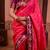 Pink luxurious silk rich woven pallu design sarees