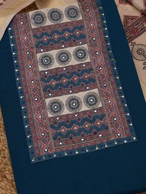 printed unstitched dress material 2