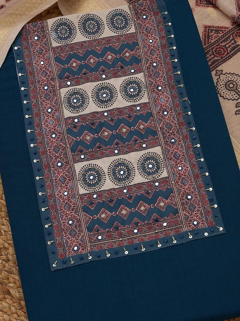 printed unstitched dress material
