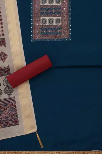 printed unstitched dress material