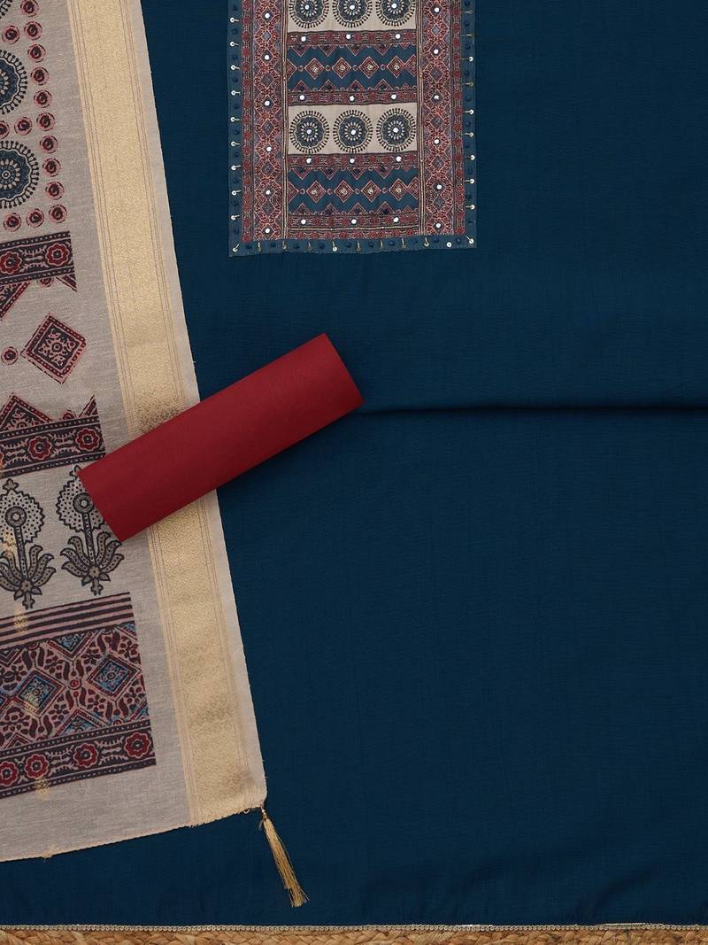 printed unstitched dress material