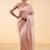Pink women woven design saree with unstitched blouse