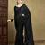 Black women embellished sequinned pure georgette celebrity saree