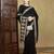 Black embellished sequinned saree