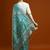 Blue woven design banarasi sarees with blouse piece