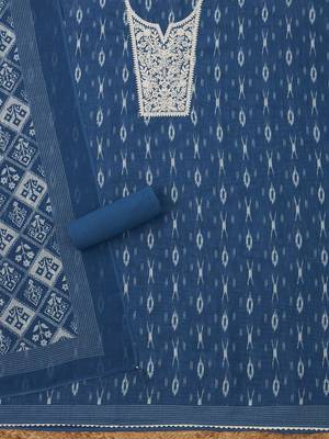 printed linen unstitched dress material 1