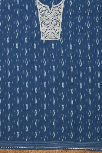 printed linen unstitched dress material