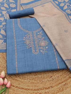 printed unstitched dress material 1
