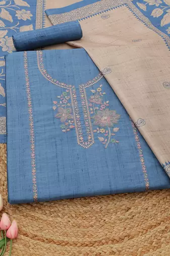 printed unstitched dress material