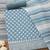 polka dots printed linen unstitched dress material
