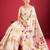 Cream woven design chanderi sarees with blouse piece