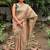 Olive tussar silk pista sarees