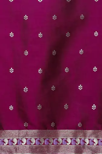 Lavender woven design saree with blouse