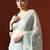 Cream woven design chanderi sarees with blouse piece