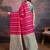 Pink woven design banarasi saree with blouse piece