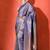 Purple woven design katan sarees with blouse piece