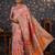 Pink woven design banarasi saree