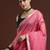 Pink woven design muga sarees with blouse piece