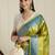 Green ethnic motifs zari banarasi saree