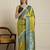 Green woven design banarasi saree with unstitched blouse