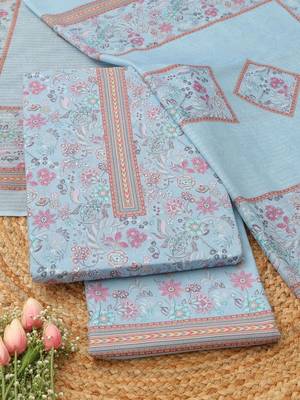 printed unstitched dress material 1