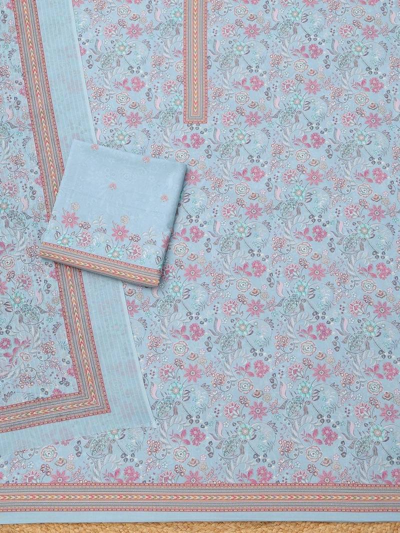printed unstitched dress material