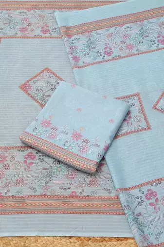 printed unstitched dress material