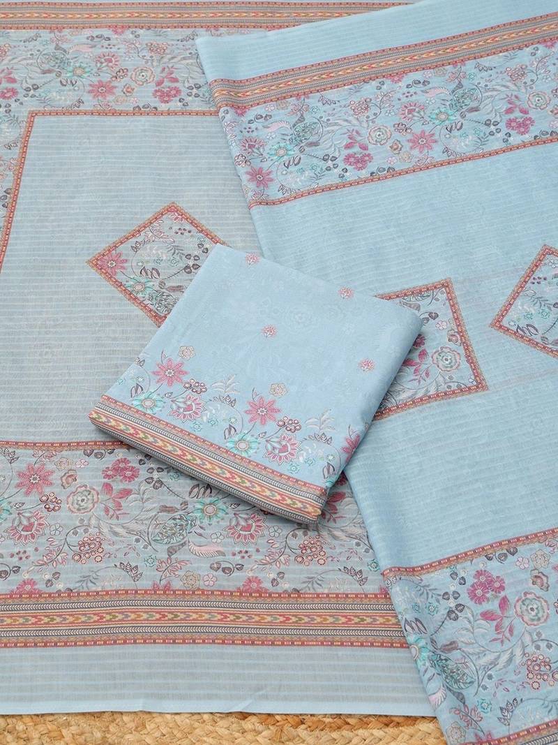 printed unstitched dress material
