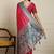 Red ethnic motifs woven design zari banarasi saree