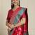 Pink ethnic motif woven design banarasi saree