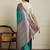 Sea green ethnic motifs woven design banarasi saree