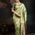 Green woven design kanjeevaram saree with matching blouse