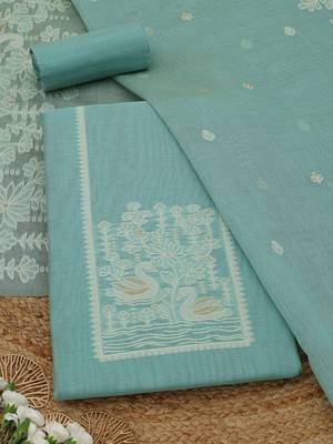 printed unstitched dress material 1