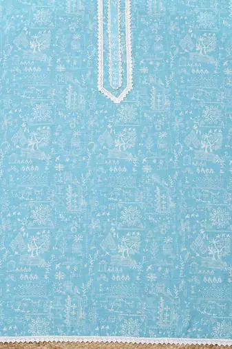 printed linen unstitched dress material