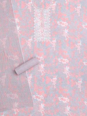 printed  cotton unstitched dress material 5