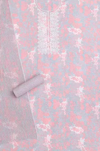 printed  cotton unstitched dress material