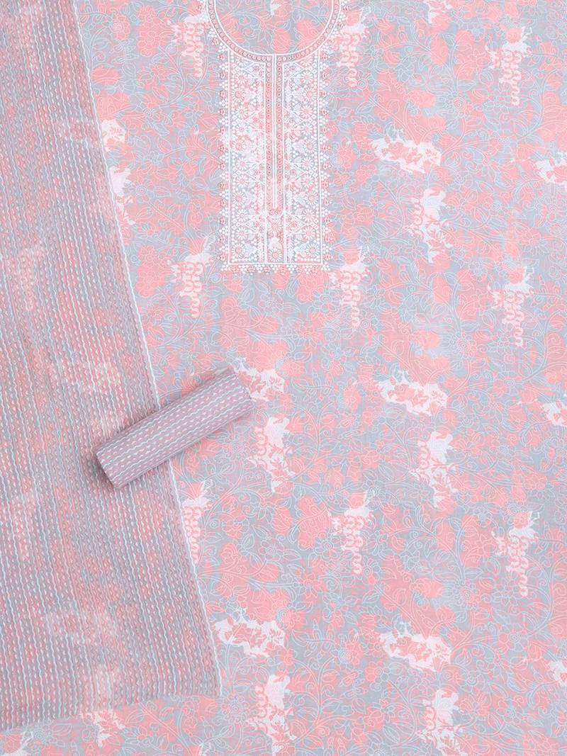 printed  cotton unstitched dress material