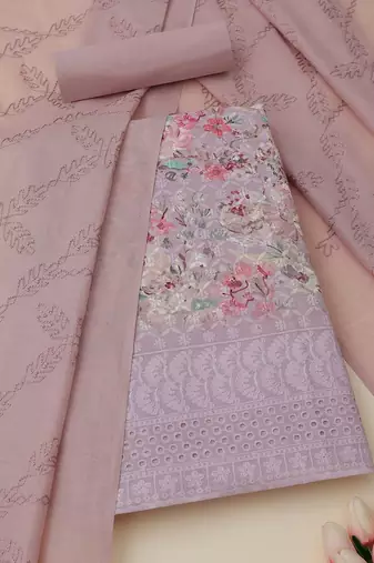 printed unstitched dress material