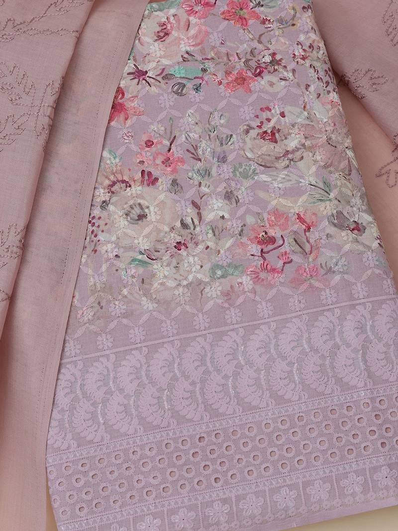 printed unstitched dress material