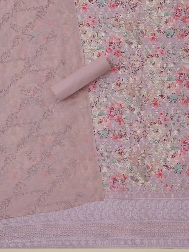 printed unstitched dress material